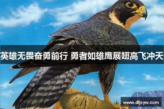 英雄无畏奋勇前行 勇者如雄鹰展翅高飞冲天